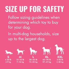 KONG Puppy Tires Pink